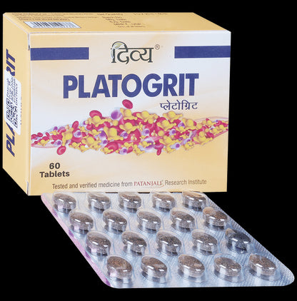 Patanjali Divya Platogrit Tablet - Classic Derma