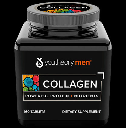 Youtheory Men Collagen Tablet | For Hair, Skin & Joints - Classic Derma