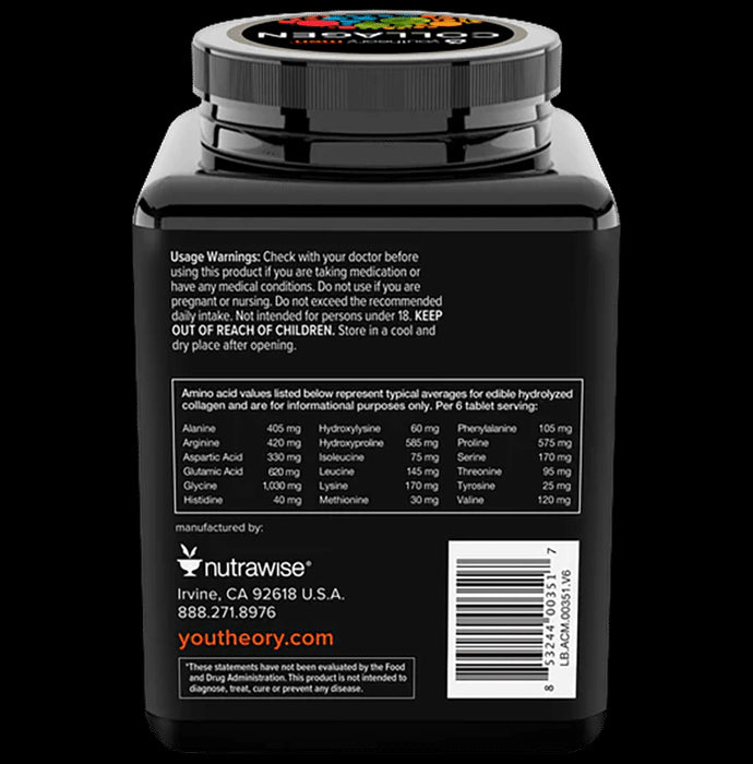 Youtheory Men Collagen Tablet | For Hair, Skin & Joints
