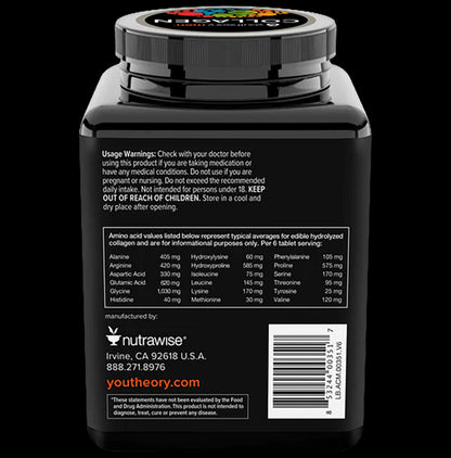 Youtheory Men Collagen Tablet | For Hair, Skin & Joints