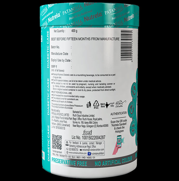 Patanjali Nutrela Diabetic Care for Weight & Blood Sugar Management | Powder