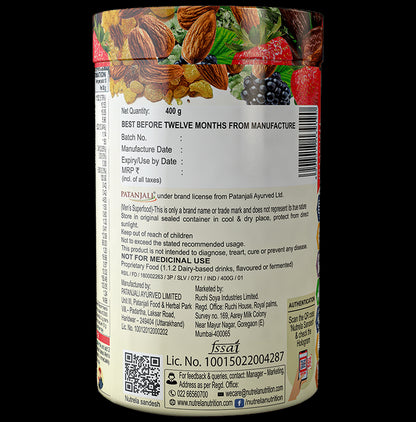 Patanjali Nutrela Men's Superfood with Protein for Digestion & Immunity | Flavour Powder Vanilla