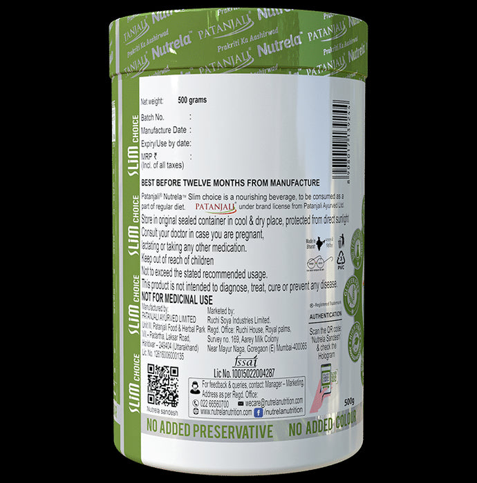 Patanjali Nutrela Slim Choice for Weight Management, Metabolism & Insulin Senstivity | Flavour Powder Vanilla