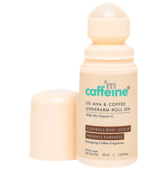mCaffeine 5% AHA & Coffee Underarm Roll On - Classic Derma