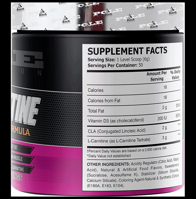 Pole Nutrition CLA + Carnitine Powder Fruit Punch