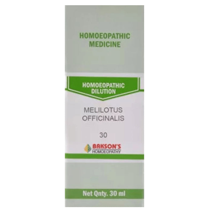 Bakson's Homeopathy Melilotus Officinalis Dilution 30 - Classic Derma