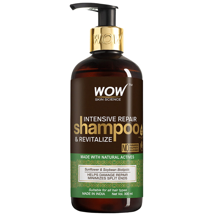 WOW Skin Science Intensive Repair Shampoo and Revitalize - Classic Derma