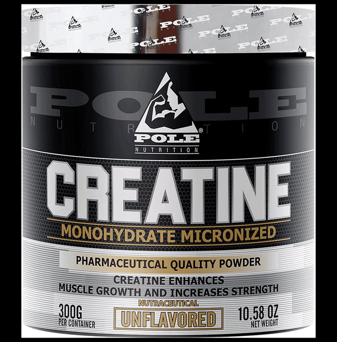 Pole Nutrition Creatine Monohydrate Micronized Powder Unflavored - Classic Derma