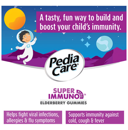 PediaCare Super Immuno Plus Elderberry Gummies