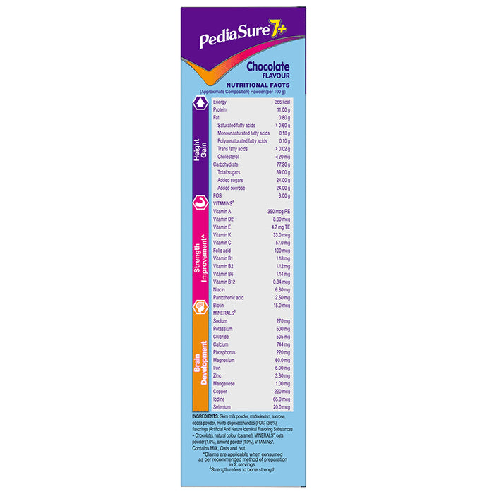 PediaSure Powder for Growing Children Chocolate with Oats & Almond