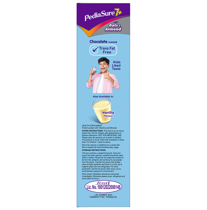 PediaSure Powder for Growing Children Chocolate with Oats & Almond