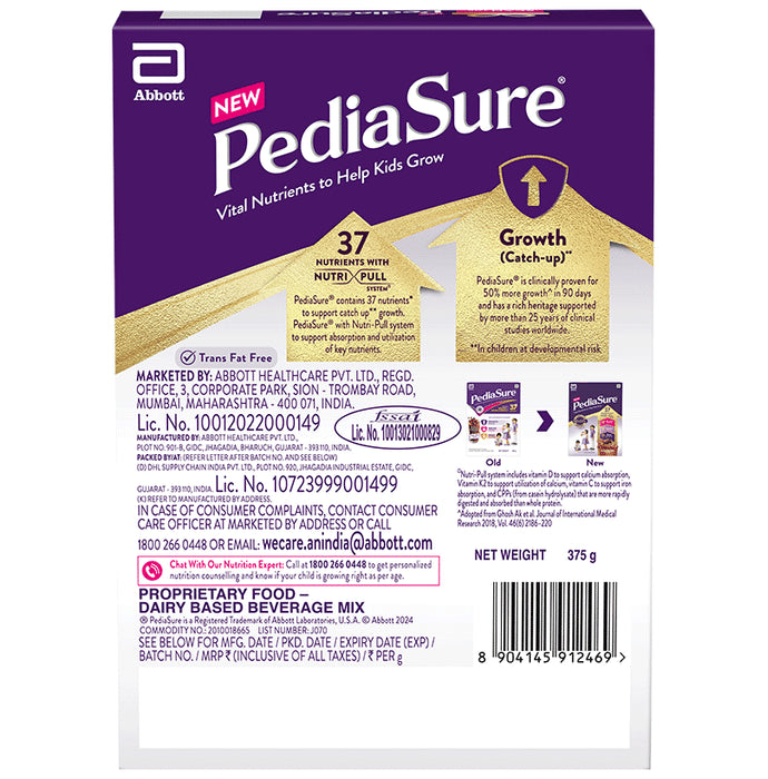 PediaSure Scientifically Designed Nutritional Drink for Kids Growth Chocolate