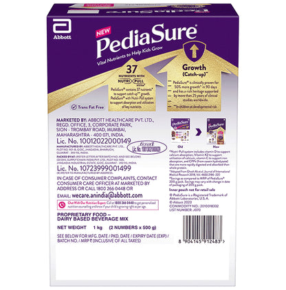 PediaSure Scientifically Designed Nutritional Drink for Kids Growth Premium Chocolate