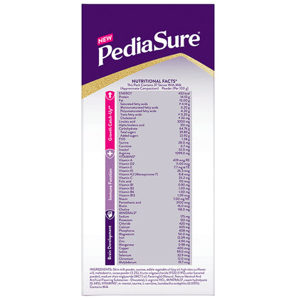 PediaSure Scientifically Designed Nutritional Drink for Kids Growth Premium Chocolate