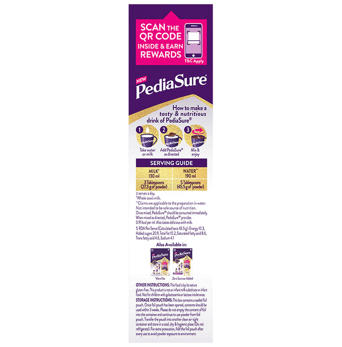 PediaSure Scientifically Designed Nutritional Drink for Kids Growth Premium Chocolate