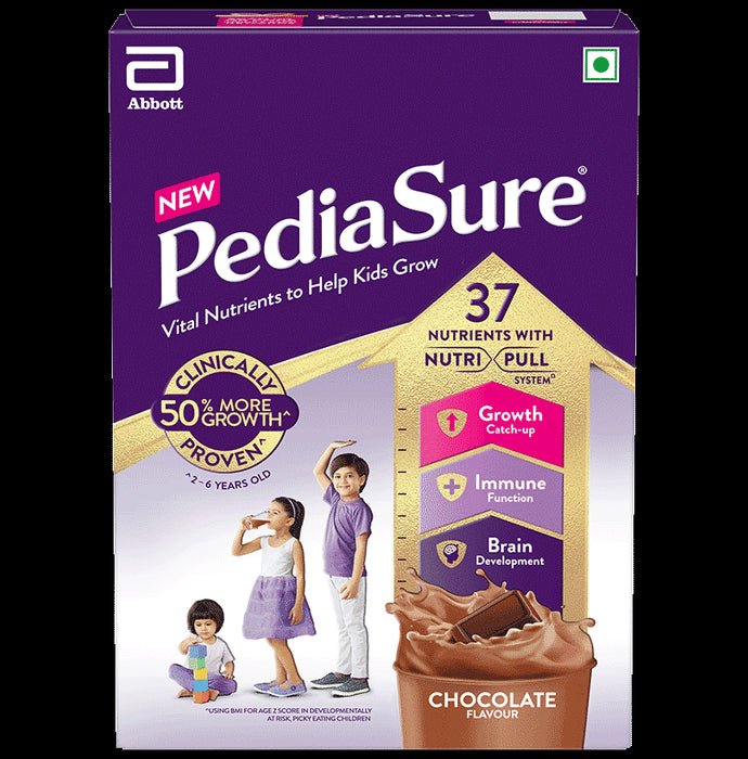 PediaSure Scientifically Designed Nutritional Drink for Kids Growth Premium Chocolate - Classic Derma