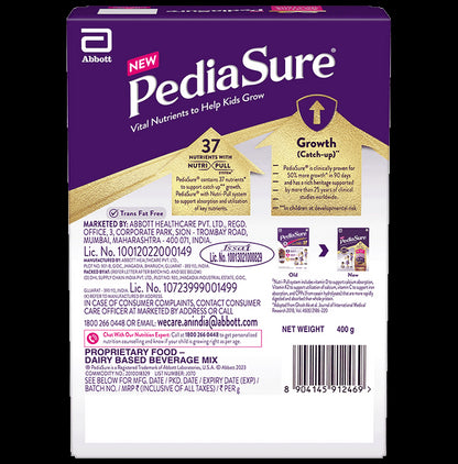 PediaSure Scientifically Designed Nutritional Drink for Kids Growth Premium Chocolate