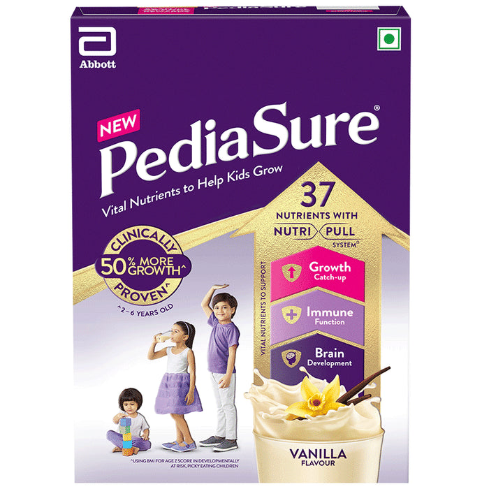 PediaSure Scientifically Designed Nutritional Drink for Kids Growth Vanilla - Classic Derma