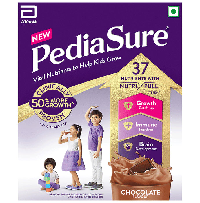 PediaSure Vital Nutrients to Help kids Growth Powder (475gm Each) Chocolate - Classic Derma