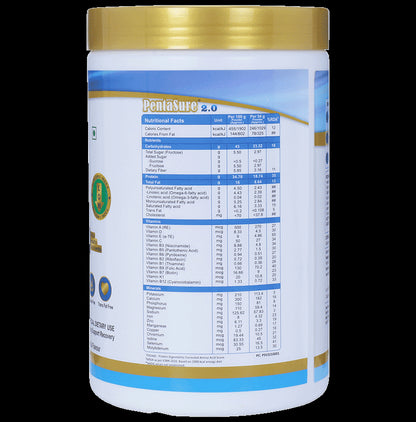 PentaSure 2.0 High Whey Protein with MCT | Flavour Powder Vanilla