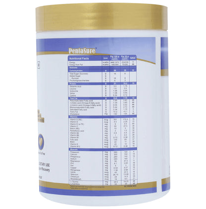 PentaSure Complete Balanced Nutrition with Prebiotic FOS & BCAA Vanilla Powder