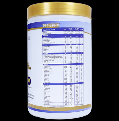 PentaSure Complete Balanced Nutrition with Prebiotic FOS & BCAA Vanilla Powder