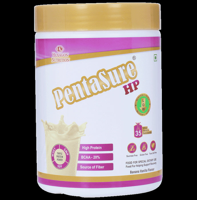 PentaSure HP with Whey, Milk & Soy Protein | Flavour Powder Banana Vanilla - Classic Derma