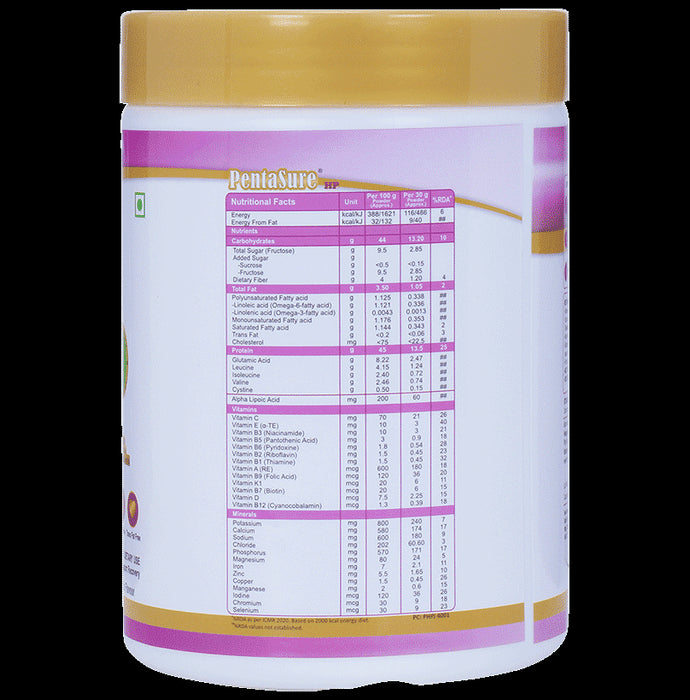 PentaSure HP with Whey, Milk & Soy Protein | Flavour Powder Banana Vanilla