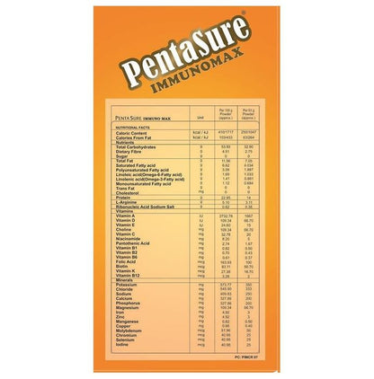 PentaSure Immunomax | With Whey Protein, L-Arginine & Omega 3 for Immunity & Energy