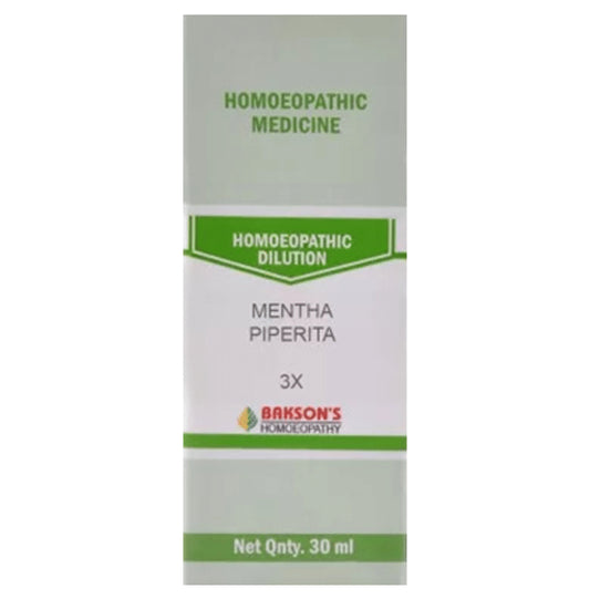 Bakson's Homeopathy Mentha Piperita Dilution 3X - Classic Derma