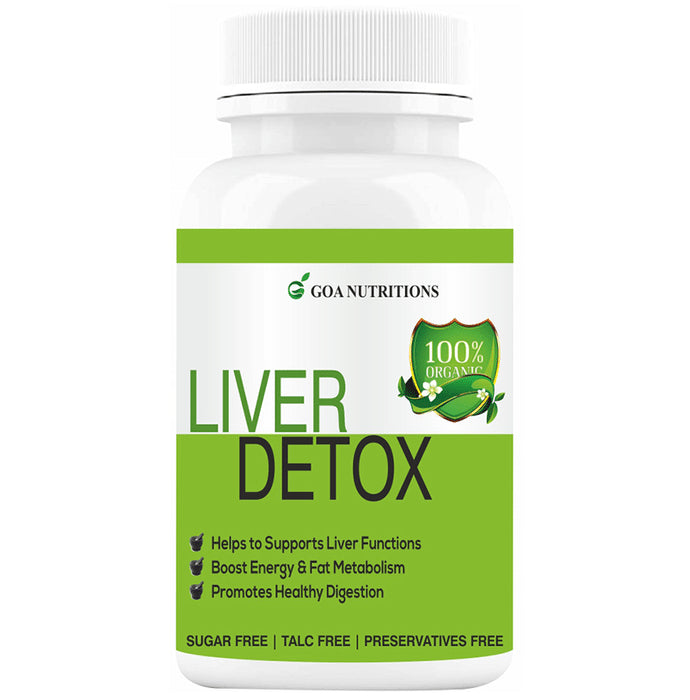 Goa Nutritions Liver Detox Tablet (60 Each) Sugar Free - Classic Derma