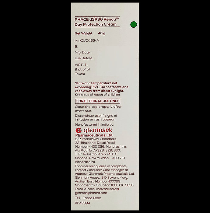 Phace dSP30 Renou Day Cream Sunblock