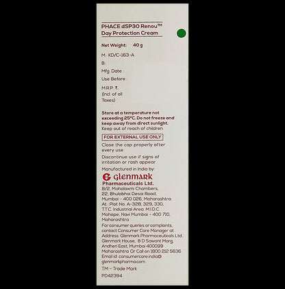 Phace dSP30 Renou Day Cream Sunblock