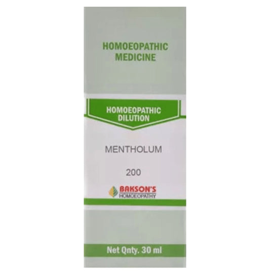 Bakson's Homeopathy Mentholum Dilution 200 - Classic Derma