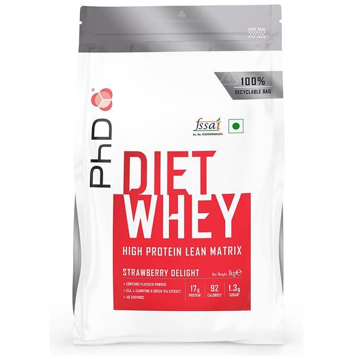 PHD Diet Whey High Protein Lean Matrix Powder Strawberry Delight - Classic Derma