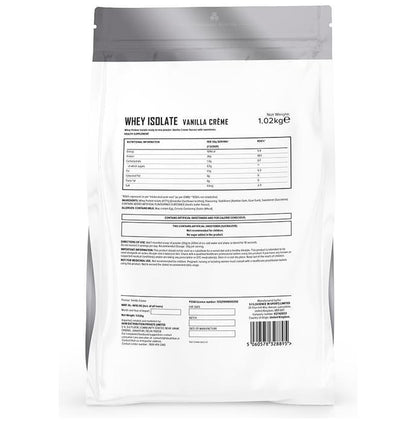PHD Whey Isolate Fast Acting Whey Protein Powder Vanilla Creme