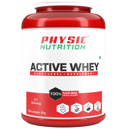 Physic Nutrition Active Whey Next Level Supplement Powder Vanilla - Classic Derma