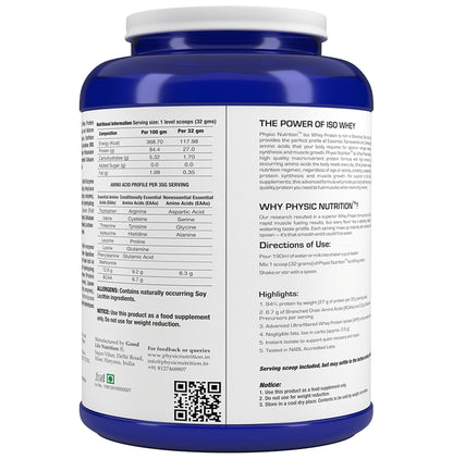 Physic Nutrition Iso Whey Powder Coffee