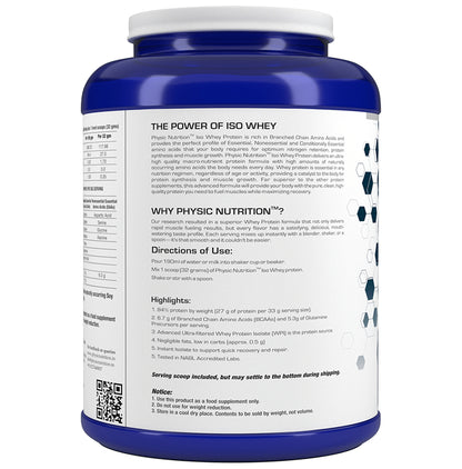 Physic Nutrition Iso Whey Powder Coffee