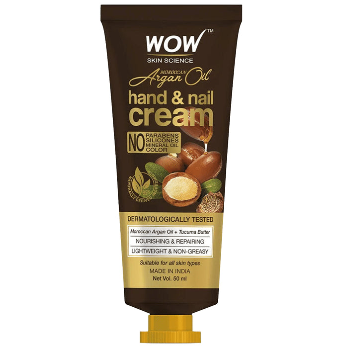 WOW Skin Science Moroccan Argan Oil Hand & Nail Cream - Classic Derma