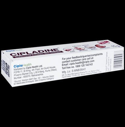 Cipladine Water Soluble Microbicidal Povidone lodine Ointment