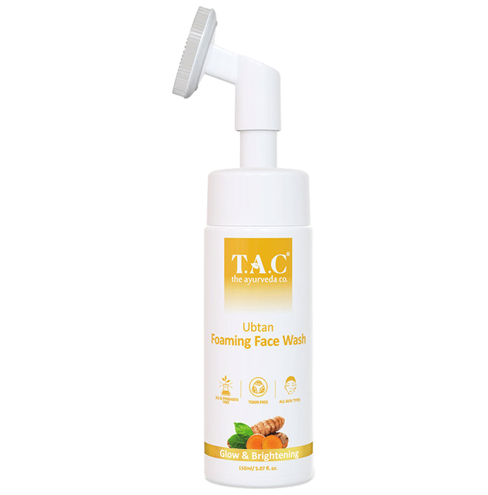 TAC The Ayurveda Co. Ubtan Foaming Face Wash for Glow & Brightening - Classic Derma