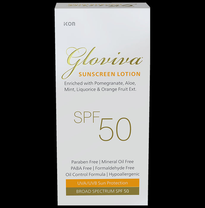 Gloviva Sunscreen Lotion SPF 50 - Classic Derma