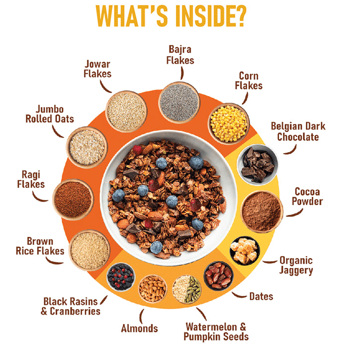 Pintola Muesli Choco Berry Crunch Gluten Free Dark Chocolate