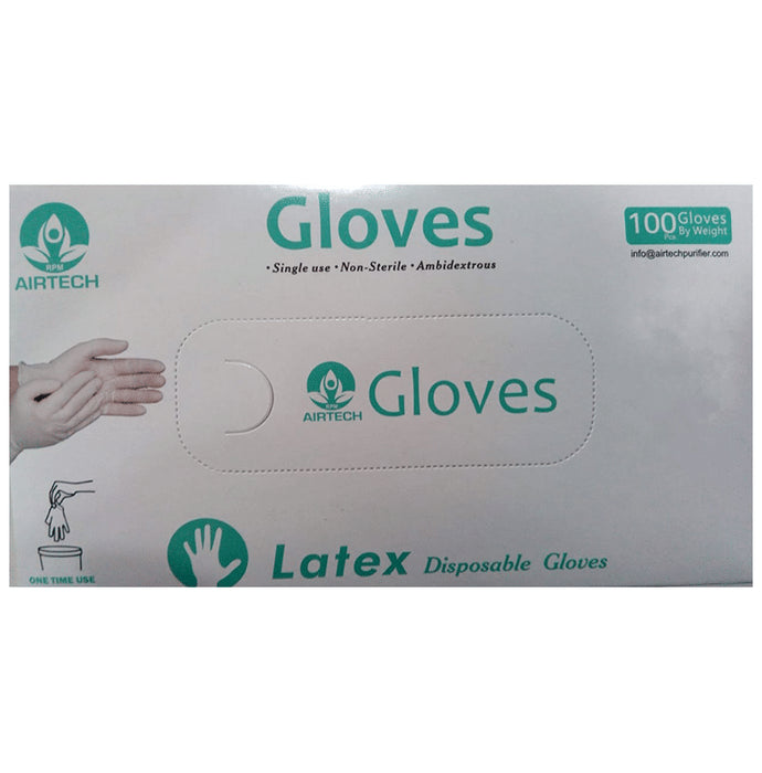 RPM Airtech Nitrile Disposable Examination Gloves (100 Each) Small - Classic Derma