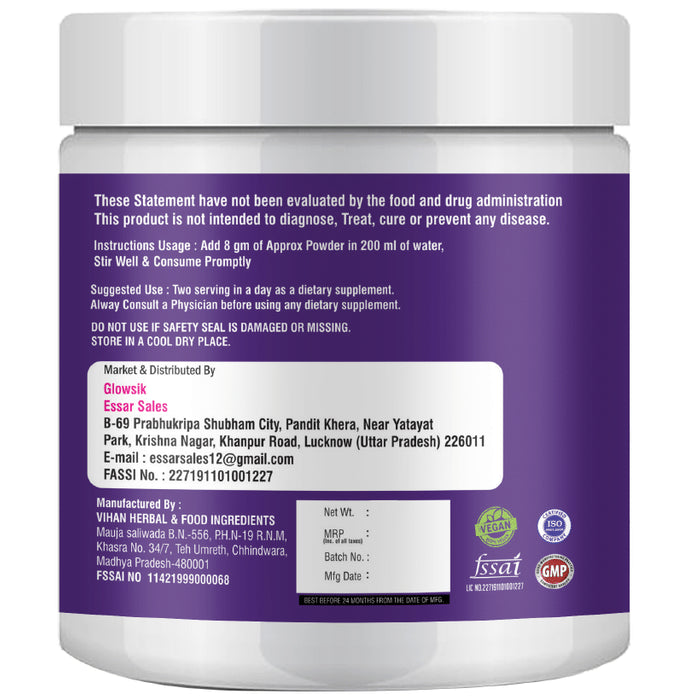 Glowsik Plant Based Biotin Powder