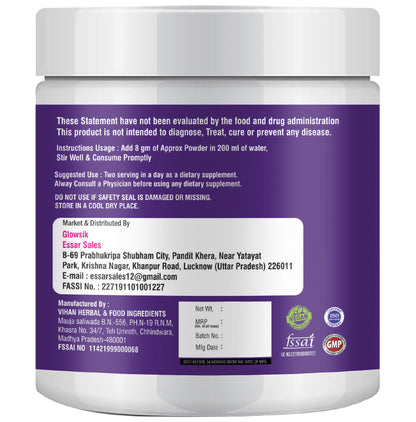 Glowsik Plant Based Biotin Powder