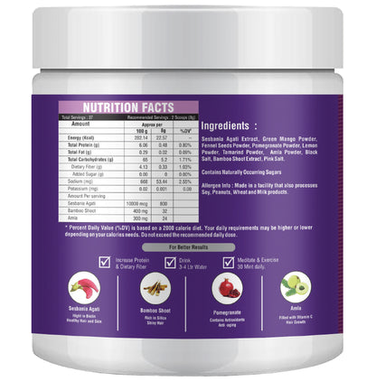 Glowsik Plant Based Biotin Powder