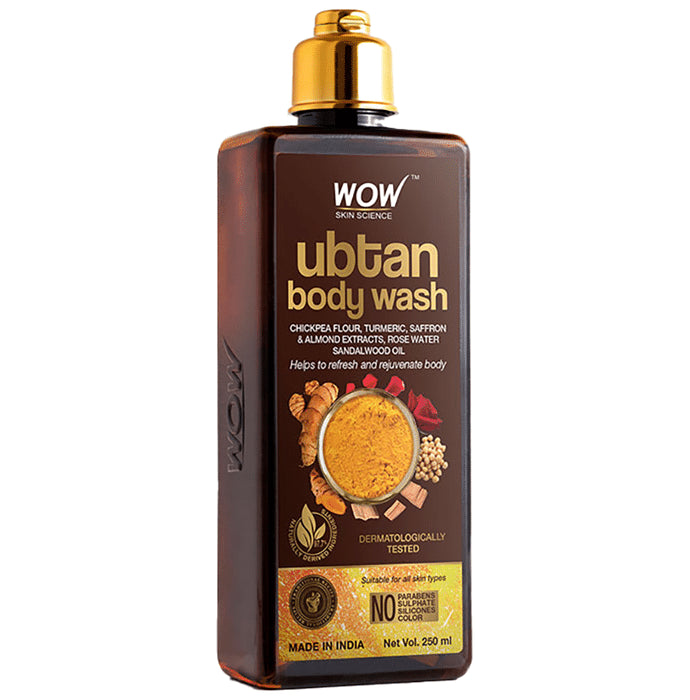 WOW Skin Science Ubtan Body Wash - Classic Derma