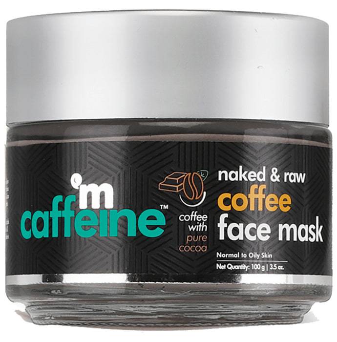 mCaffeine Naked & Raw Coffee Face Mask | For Normal to Oily Skin - Classic Derma